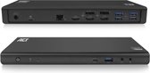 ACTUSB-C Docking Station 4K, voor 2 of 3 HDMI/DisplayPort monitoren, DisplayLink AC7048