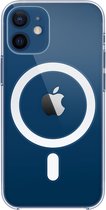 iPhone 12 / 12 Pro Hoesje Doorzichtig - Transparant Hoesje met Magneet Cirkel - voor Apple iPhone 12 / 12 Pro