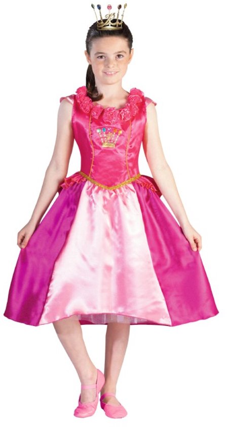 Prinsessia Kleed Roos - Carnavalskleding