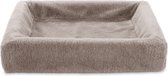 Bia Bed - Fleece Hoes - Hondenmand - Taupe - Bia-3 - 70X60X15 cm