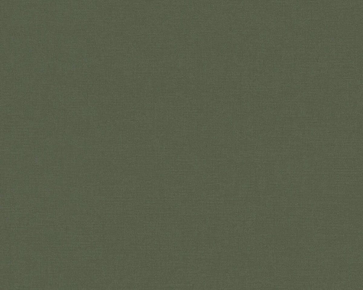 UNI BEHANG | Basic - groen - A.S. Création Metropolitan Stories 3