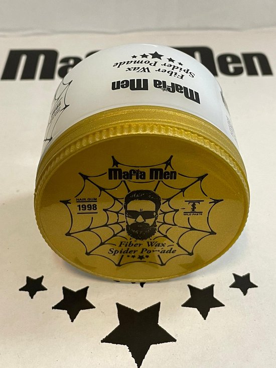 Mafia Men Fiber Haarwax - Spider Pomade (150 ml) Spinnen Web Effect - Professional Haar Wax