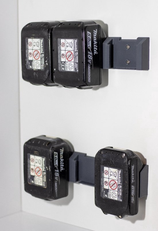 trand Wandhouder voor Makita accu en Makita oplader, accuhouder 18 V/14
