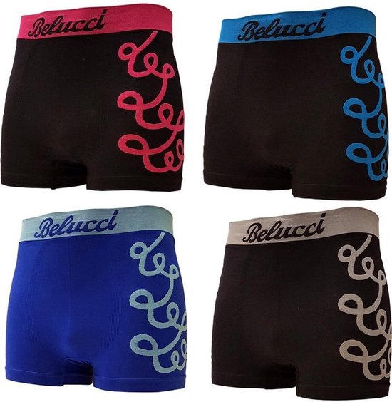 Belucci Microfiber Boxershorts 4 Pack