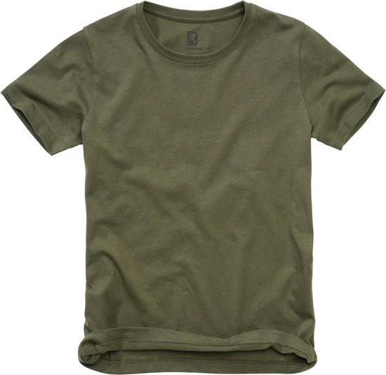 Brandit - Basic Kinder T-shirt - Kids 170 - Groen
