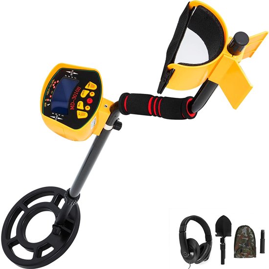 Détecteur De Métaux Pour Enfants Et Débutants - Avec écran LCD Et Son - Bobine étanche - Kit Complet Pelle Et Râteau