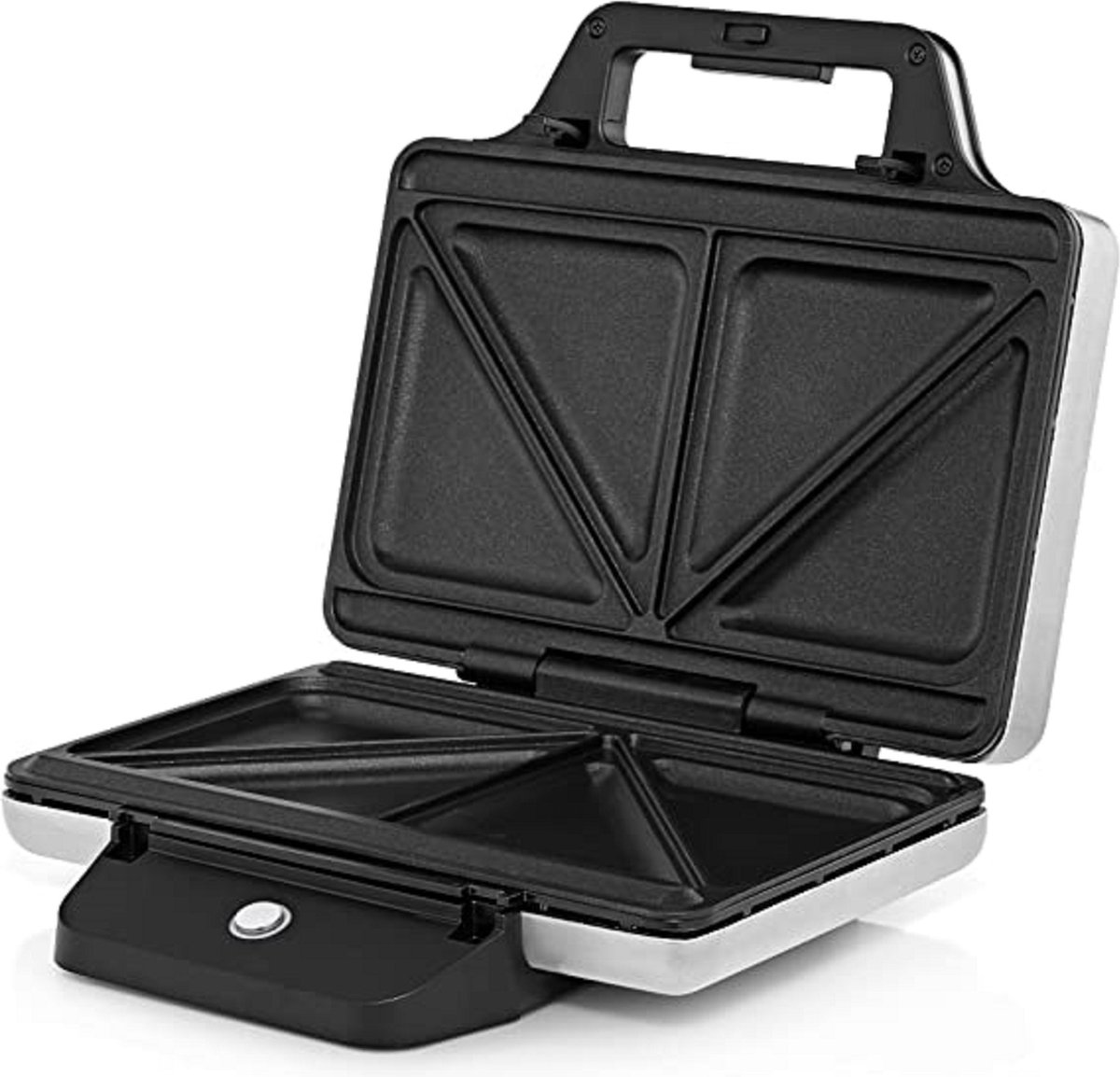 Commerciële Panini Maker Tosti Machine Pers Broodrooster Dubbele Koppen Elektris