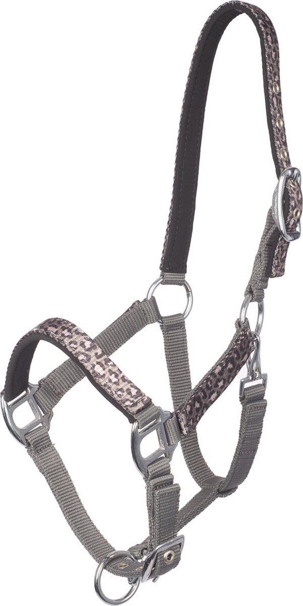 MHS Halster Leopard Love Mini Jaarling Grijs