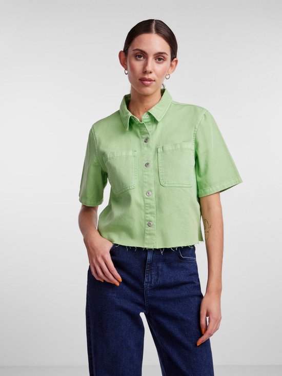 Pieces PCBLUME - Jeans a sigaretta - birch/avorio