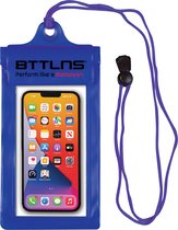 BTTLNS Telefoonhoes - Waterdichte telefoonhoes - Bescherming telefoon en accessoires - Outdoorsporten - Tot 4 meter diepte - Handig trekkoord - Iscariot 1.0 - Blauw