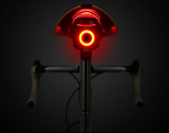Lightyourbike ® - Feux de Éclairage de vélo USB Rechargeable - Feu arrière - HALO - LED