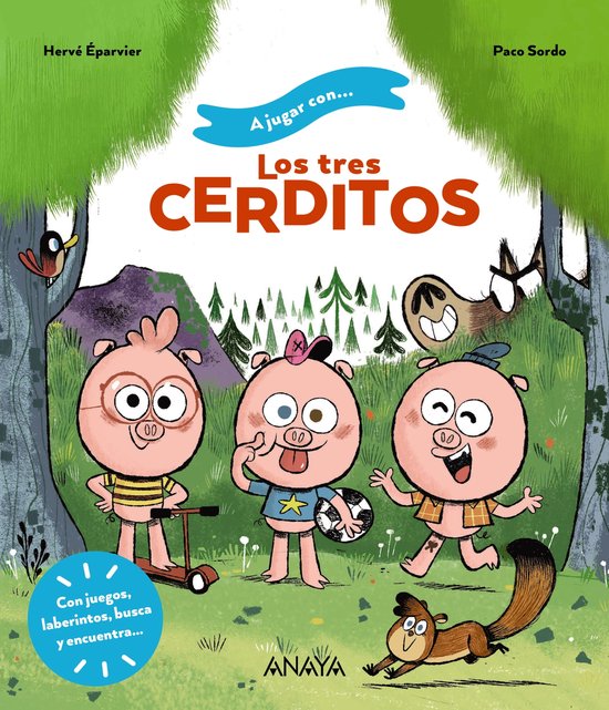 PRIMEROS LECTORES - Álbum ilustrado - A jugar con los tres cerditos