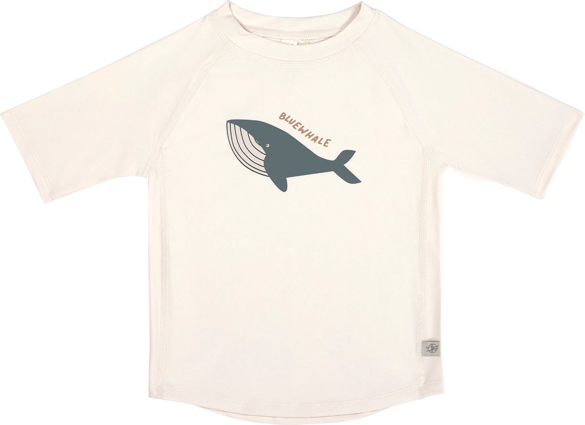 Lässig Zwemshirt Rashguard Korte Mouw Splash & Fun Whale milky, 03 - 06 mnd.