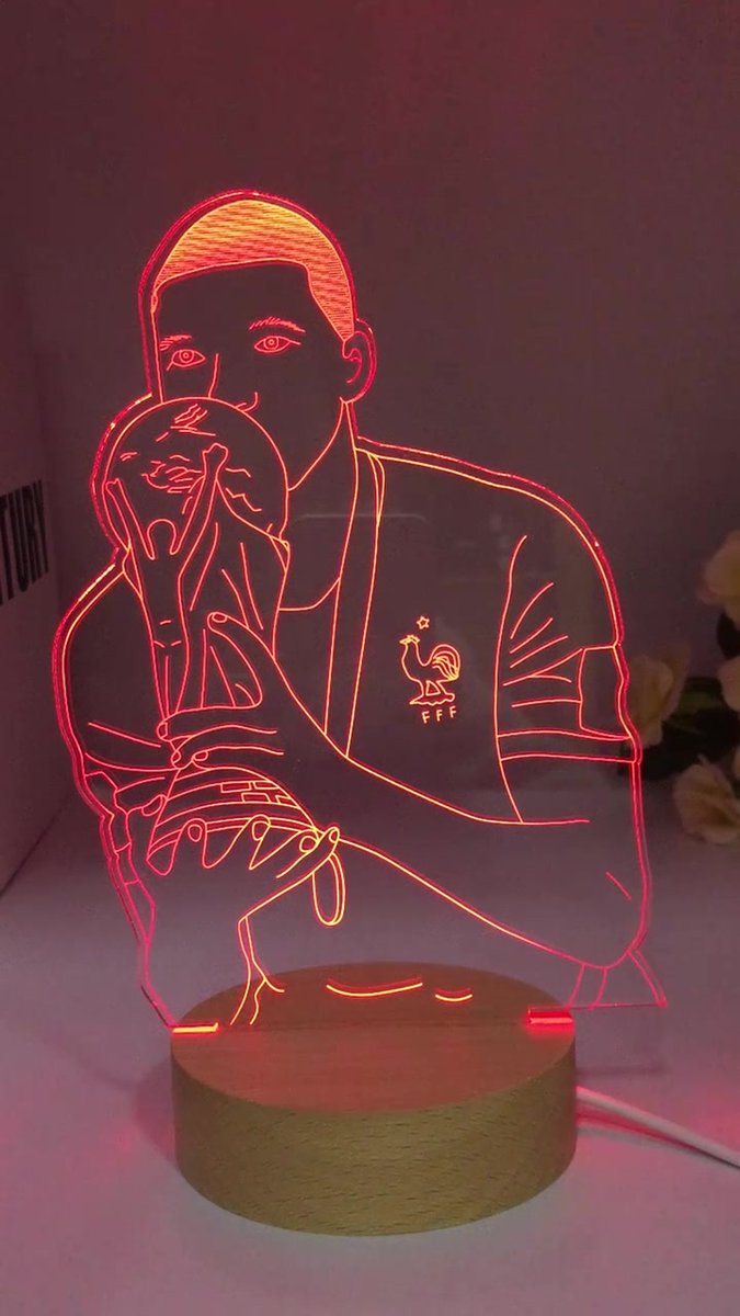 Voetbalcadeaus voor jongens, cool voetbalkeeper nachtlampje 3D optische illusie LED-lamp met afstandsbediening 16 kleuren veranderende voetbal verjaardag kerstcadeau idee voor sportfan meisjes man Voetbalcadeaus voor jongens, cool voetbalkeeper nachtlampje 3D optische illusie LED-lamp met afstandsbediening 16 kleuren veranderende voetbal verjaardag kerstcadeau idee voor sportfan meisjes man