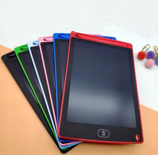 Tekenbord Kinderen - Wisbordje - Blauw - Grafische Tablet - Tekentablet - 8,5 Inch - Writing Tablet - LCD - Jongens en Meisjes - Educatief - Tekenpad - Schrijfbord - Wisbord