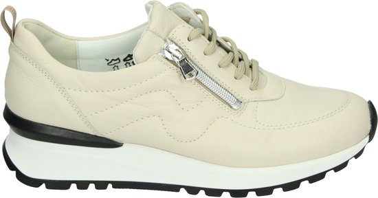 Waldlaufer 792007 H Carolin - Lage sneakersDames sneakers - Kleur: Wit/beige - Maat: 37