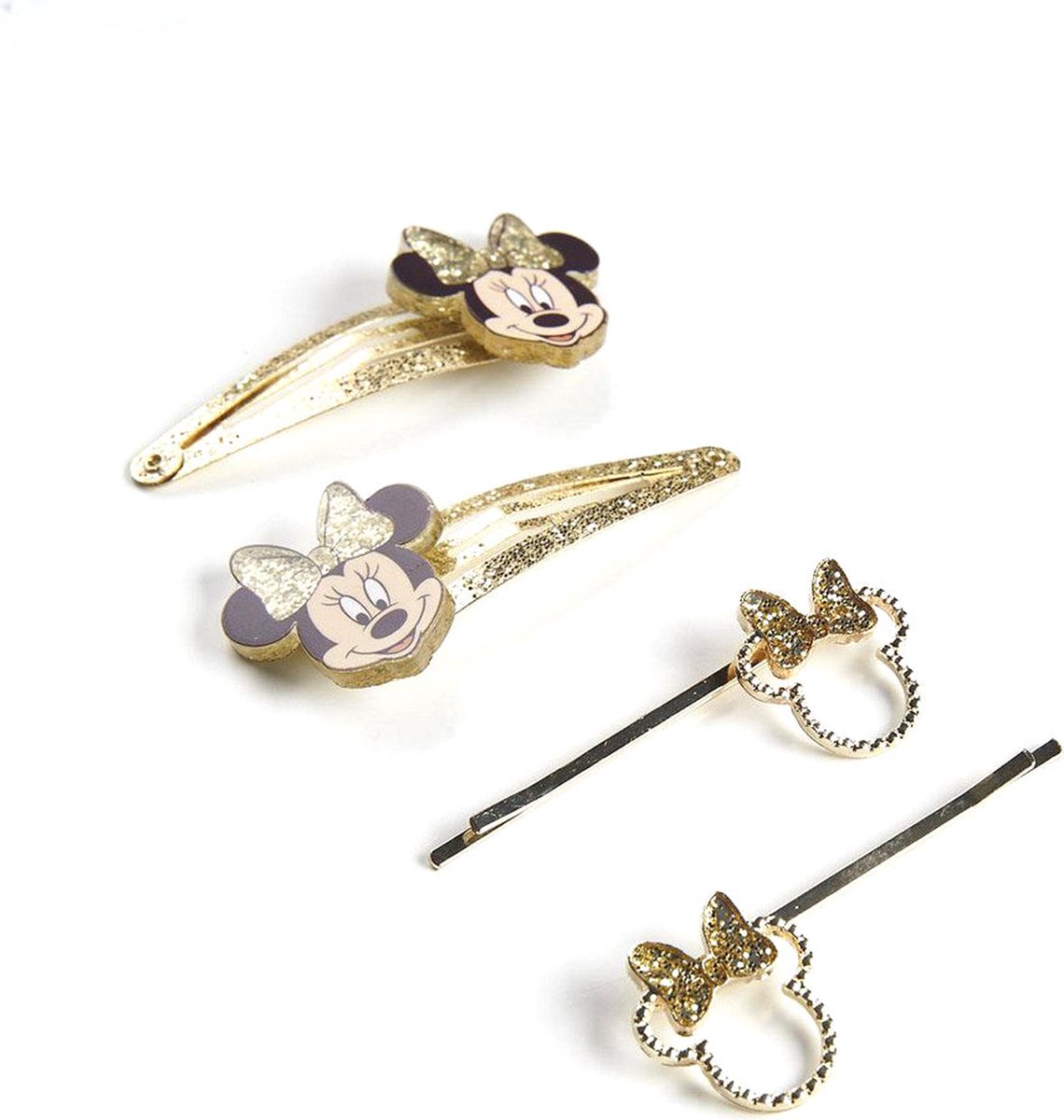 Goedkoopste Hair Clips Minnie Mouse Lasso 4 Stuks Gouden