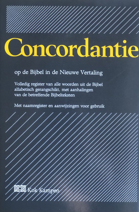 Cover van het boek 'Concordantie op de Bijbel in de nieuwe vertaling van het Nederlands Bijbelgenootschap' van  Diversen
