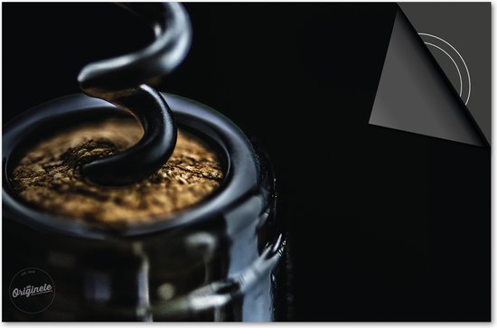 Protecteur induction 81x52 - Plaque de recouvrement tapis induction - Protecteur de plaque Dietrix - DELUXE - Vin - Tire-bouchon