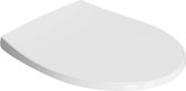 Ben Sondrio WC-Bril - Softclose - 37x44x4.5 cm - Glans - Wit - Toiletbril