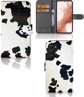 Mobiel Book Case Geschikt voor Samsung Galaxy S23 GSM Hoesje Koeienvlekken