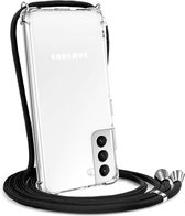 Hoesje Geschikt Voor Samsung Galaxy S23 Plus hoesje met koord transparant Siliconen