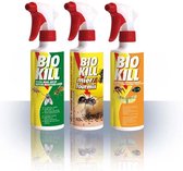 BSI - Promo 3-pack Bio Kill Micro Fast Mix - Tegen Vliegen, Muggen, Wespen, Mieren, Spinnen, Teken en Mijten - 3x375 ml