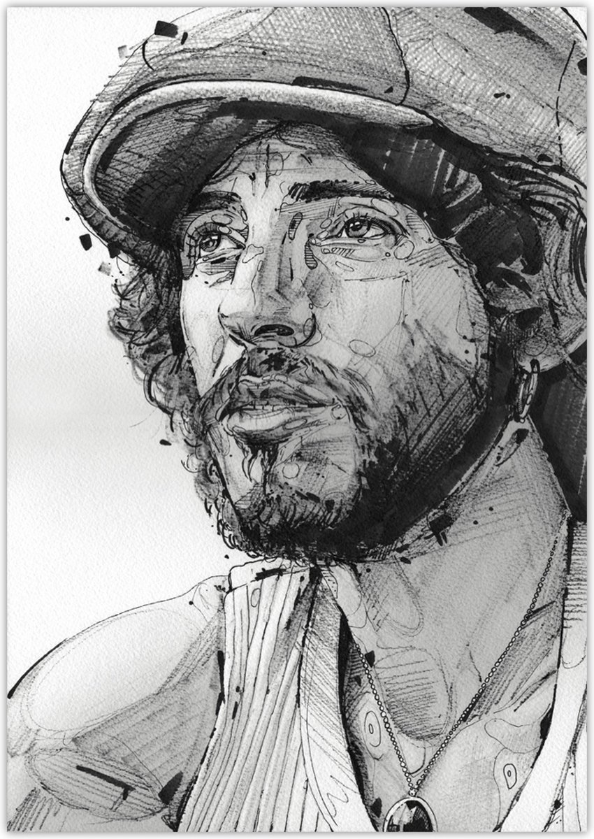 Passionforart.eu Bruce Springsteen - poster - 40 x 60 cm Full colour