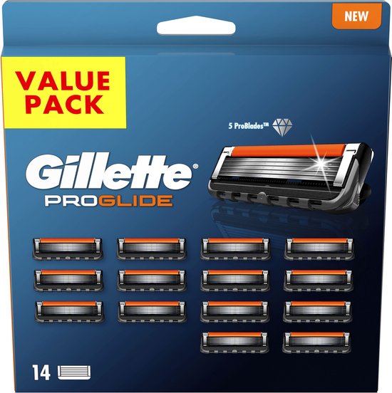 Gillette ProGlide - Navulmesjes - Voor Mannen - 14 Navulmesjes