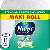 4x Torchons de Papier essuie-tout Nalys Wish en papier Pack 2 pcs