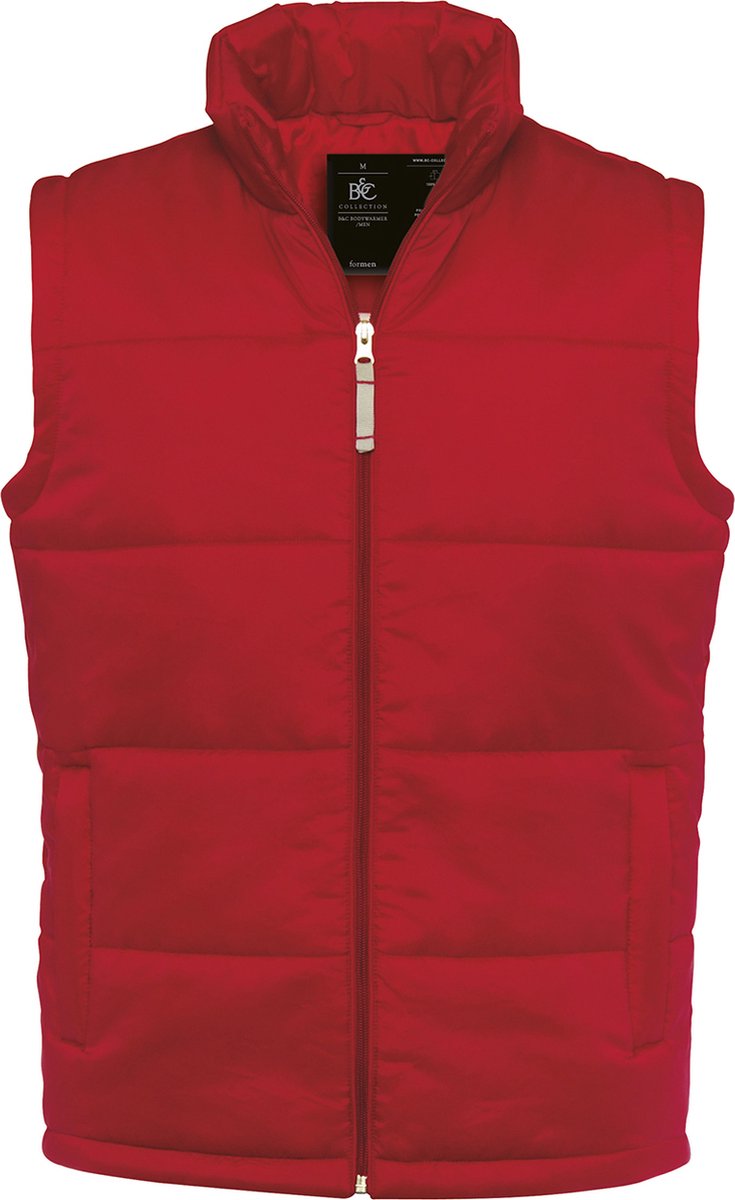 Bodywarmer ‘Taffeta® Nylon/Men’ merk B&C Rood