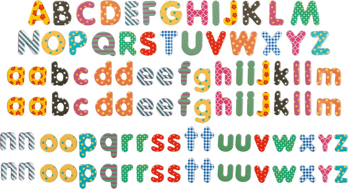 United Office Magneten Letters - Set: 100 stuks - Aanbevolen leeftijd: vanaf 3 jaar
