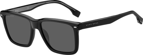 HUGOBOSSBLACK Zonnebril (BOSS1317/S) Volwassenen Zilverkleurig Volledig omrand van HUGO BOSS — afbeelding 3