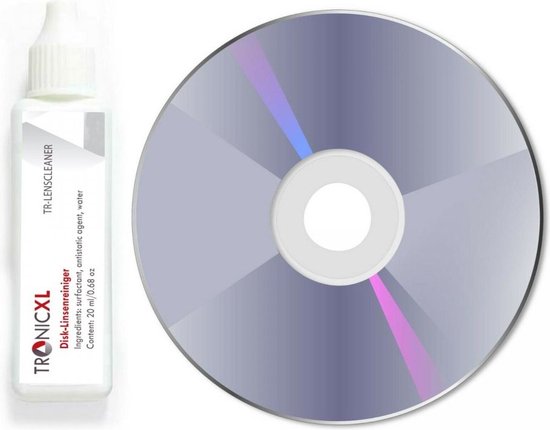 TronicXL Professionele lensreiniger voor Blu-ray-speler reinigingsdisc reiniging DVD CD drive CD-ROM bijv. geschikt voor Samsung Medion Sony Apple Playstation 3 4 Xbox X-Box Panasonic LG Toshiba Philips