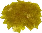 100 Bouwstenen 2x4 plate | Transparant Geel | Compatibel met Lego Classic | Keuze uit vele kleuren | SmallBricks