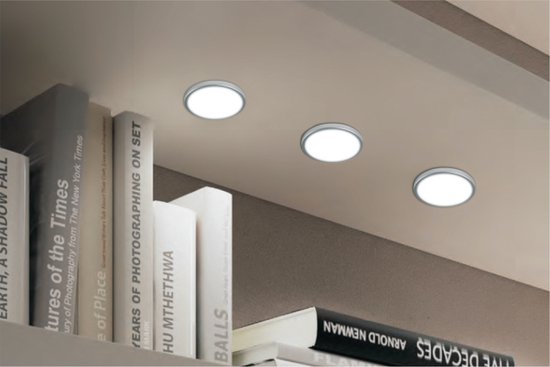Set van 3 Titanium LED-onderbouwlampen Spotlight Lamp [Energieklasse A+]