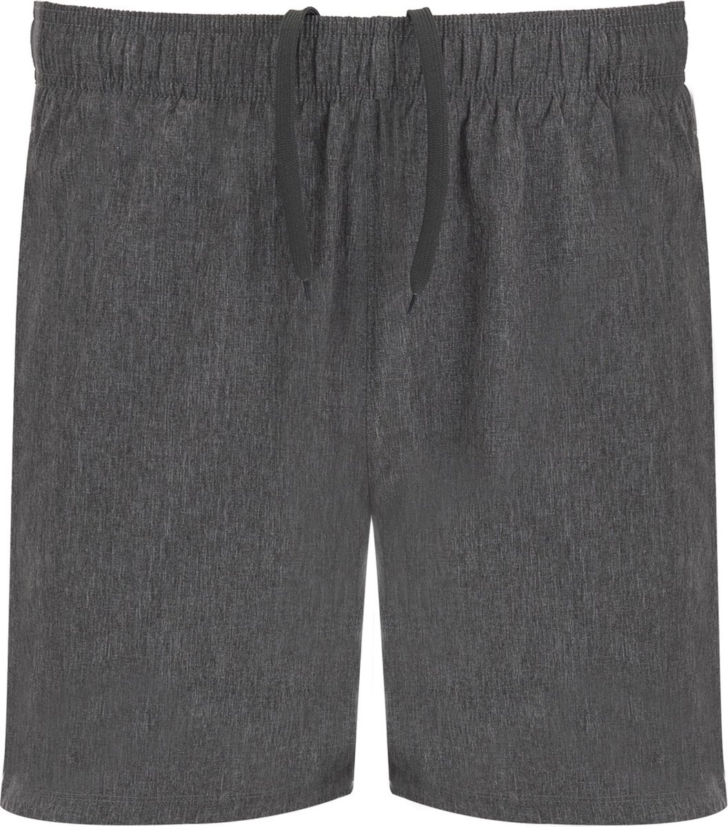Zwarte Heather heren sportbroek met binnenbroek en elastische band met koord model Celtic maat M