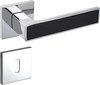 deurbeslag - house accessories Door handle stainless steel / voor toilets/badkamerdeuren | deurklink | deurkruk