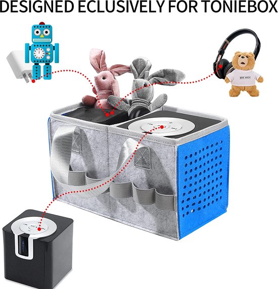 Lot De 3 étagères Nuages Gris Clair Pour Figurines Toniebox - Support De Rangement Mural (tailles Variables)