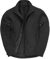 Fleecevest 'Softshell Jacket ID.701' B&C Collection Maat XL Zwart