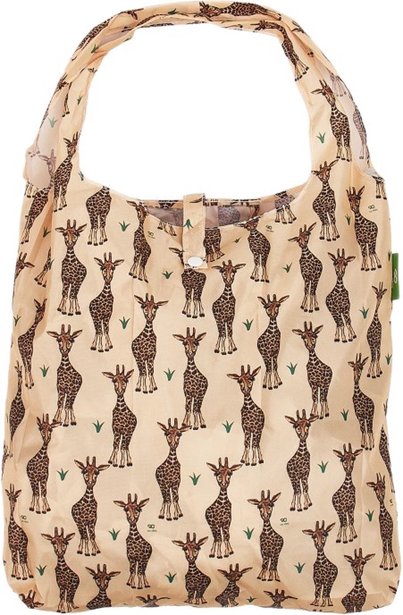 Eco Chic - Foldaway Shopper - A52BG - Beige - Giraffe