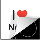 KitchenYeah® Inductie beschermer 78x78 cm - I love - Norah - Meisje - Kookplaataccessoires - Afdekplaat voor kookplaat - Inductiebeschermer - Inductiemat - Inductieplaat mat