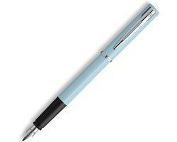 Waterman Allure vulpen | babyblauwe pastelkleurige lak | fijne punt | blauwe inkt | Met geschenkdoos