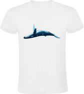 Walvis Heren T-shirt | zee | dier | vis | whale | sea | Wit