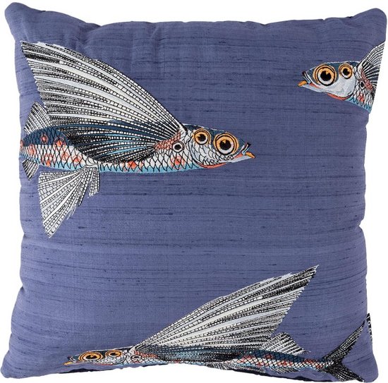 Moooi Kussenhoes Flying Coral Fish Embroidered 45×45