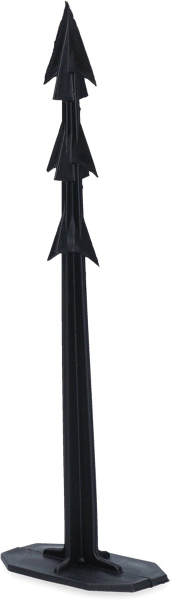 Shield Up Stay Away Grondpen – Grondbevestiging voor de Stay Away kokers – Kunststof – Zwart – 21 cm