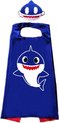 Carnavalskleding kinderen - Cape - Masker - Baby Shark kostuum - Haai