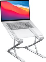 LURK® laptop standaard Opvouwbaar – Ergonomische Laptophouder – Hoogte verstelbaar – Notebook/boek/tablet – Aluminium – 11 t/m 17 inch