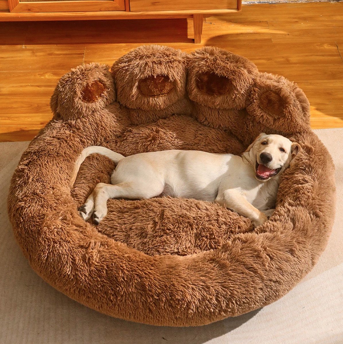 Hondenmand Hondenbed Hondenmand Donut Hondenkussen Groen 