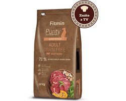 Fitmin Purity Dog Adult Graanvrij Rundvlees 12kg